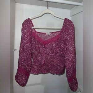 Long sleeve blouse